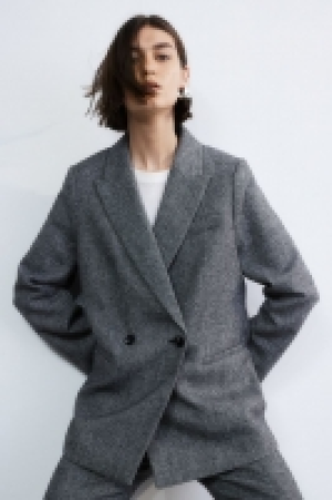 HM  Zweireihiger Blazer in Oversize-Passform