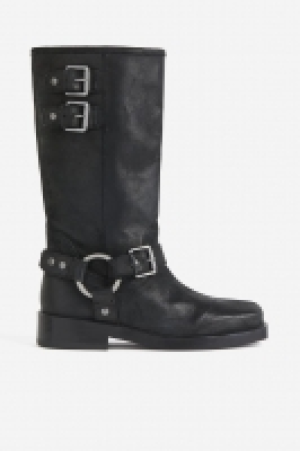 HM  Bikerboots aus Veloursleder