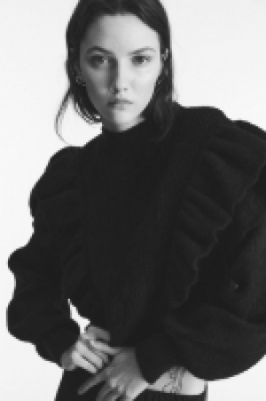 Pullover mit Volants