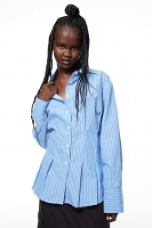 Taillierte Bluse aus Popeline