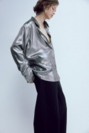 Satinbluse