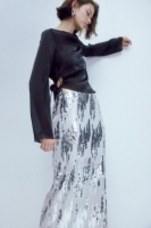HM  Transparentes asymmetrisches Shirt