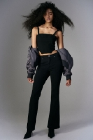 Korsagentop aus Twill