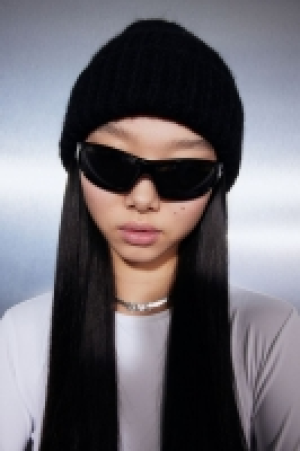 Beanie in Rippstrick