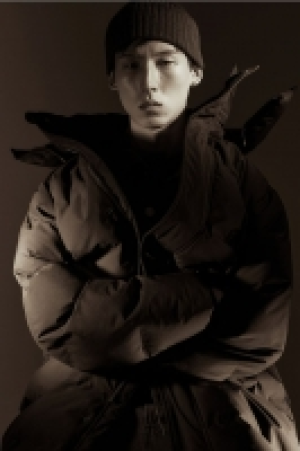 Lange Pufferjacke in Regular Fit