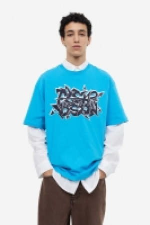 Bedrucktes T-Shirt in Loose Fit CHF 15.95