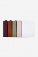 HM  5er-Pack T-Shirts in Slim Fit