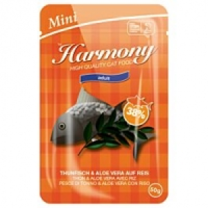 Qualipet  Harmony Cat Mini Thunfisch & Aloe Vera auf Reis 50g