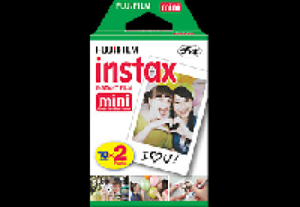 MediaMarkt Fujifilm FUJIFILM Instax Mini 2x10 Blätter - Instant Film (Weiss)