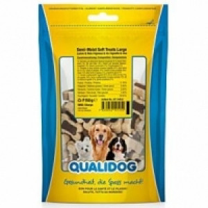 Qualipet  QUALIDOG Hundeleckerli Semi-Moist Lamm & Reis gross 150g