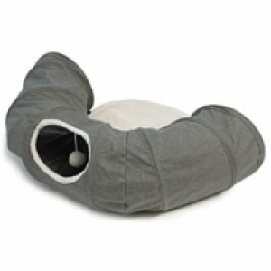 Catit Katzenspielzeug Vesper Katzentunnel grau 68x97x28cm