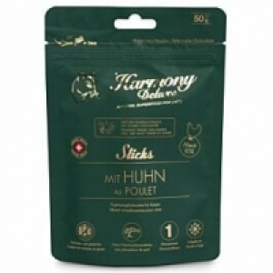 Qualipet  Harmony Cat Deluxe Katzensnack Halbfeucht-Sticks Huhn 50g