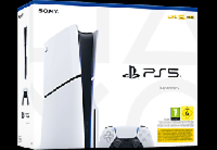 MediaMarkt Sony Ps PlayStation 5 Slim - Spielekonsole - Weiss/Schwarz