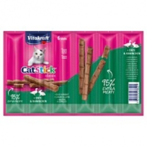 Qualipet  Vitakraft Vita Cat Stick mini 6er Ente & Kaninchen