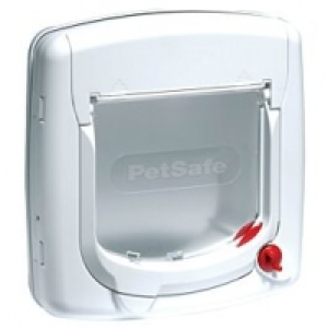Staywell Katzentüre 400 weiss magnetisch