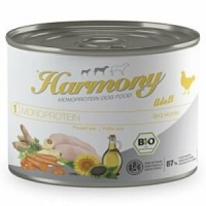 Harmony Dog Monoprotein Bio Adult Huhn Hundefutter