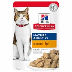 Hills Katze Science Plan Mature Adult 7+ Nassfutter Huhn
