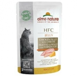 Almo Nature HFC Jelly Hühnerfilet & Käse 24x55g