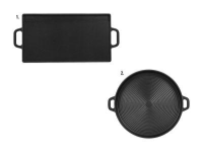 Lidl  Grillplatte/​Grillpfanne aus Gusseisen
