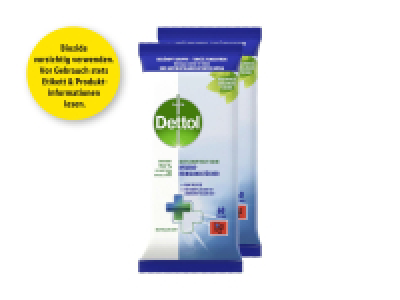 Dettol Desinfektion Reinigungstücher​