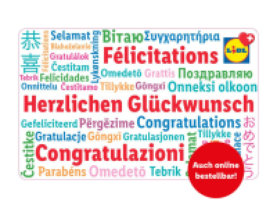 Lidl Geschenkkarte