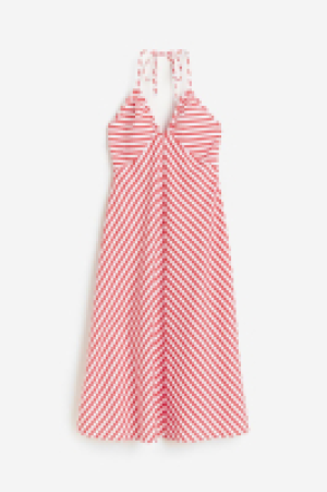 Neckholderkleid aus Baumwolle