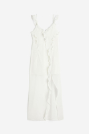 Chiffonkleid mit Volants