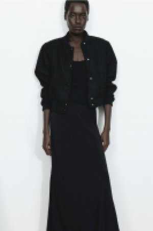Pilotenjacke aus Bouclé