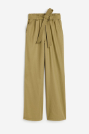 Lyocell-Hose mit Bindegürtel