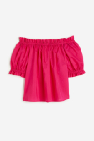 Schulterfreies Shirt mit Volantbesatz CHF 17.95