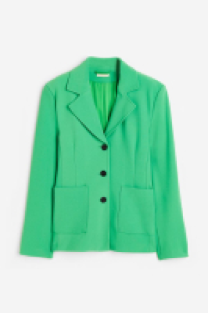 Einreihiger Jersey-Blazer