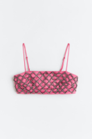 Crop Top mit Strass