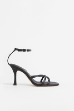 HM  Ledersandalen mit Absatz