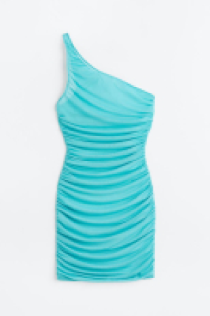 HM  One-Shoulder-Strandkleid
