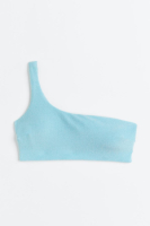 HM  Wattiertes One-Shoulder-Bikinitop