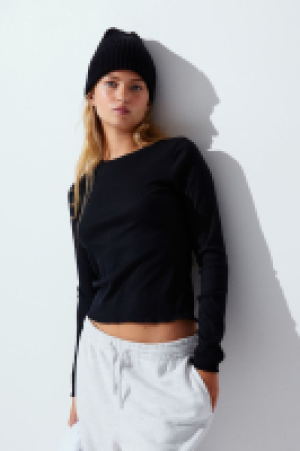 HM  Transparentes Rippshirt