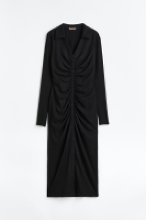 HM  Drapiertes Jerseykleid