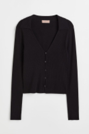 Gerippter Cardigan