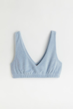 Crop Top aus Frottee