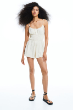 Kurzer Jumpsuit aus gecrinkeltem Jersey CHF 17.95