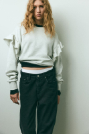 Oversized Sweatshirt mit Volantbesatz CHF 24.95