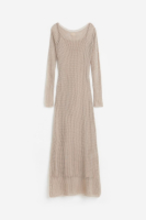 HM  Kleid aus Seidenmix in Ajourstrick