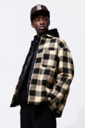 HM  Wattiertes Overshirt in Loose Fit