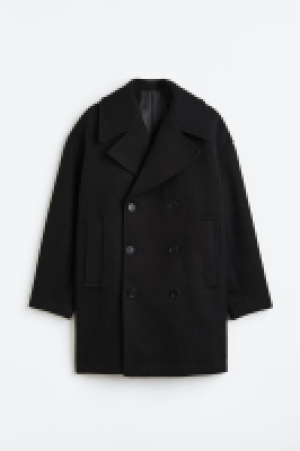 Oversized Cabanjacke aus einer Wollmischung