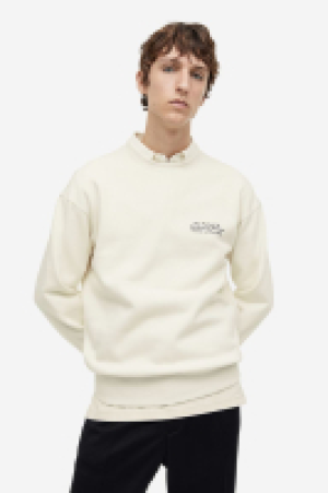 HM  Bedrucktes Sweatshirt in Loose Fit