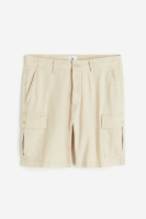 Cargoshorts aus Leinenmix Regular Fit