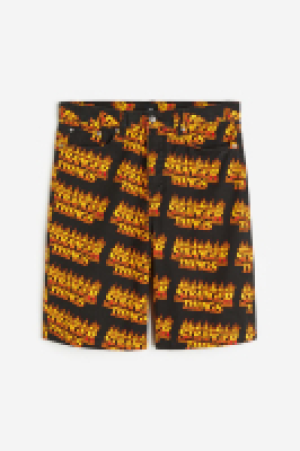 Bedruckte Twillshorts Loose Fit