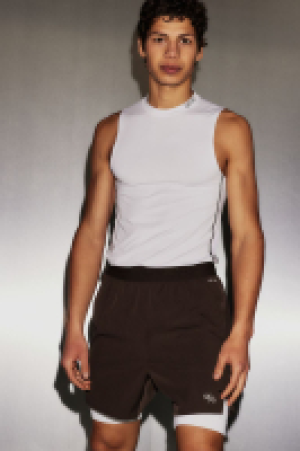 HM  DryMove™ 2-in-1-Sportshorts mit 4-Wege-Stretch