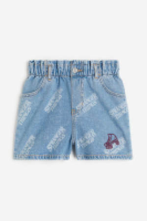 HM  Paperbag-Jeansshorts