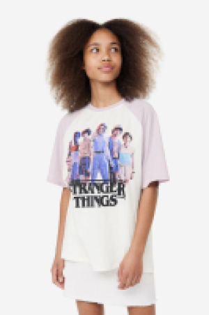 HM  Baumwoll-T-Shirt mit Print